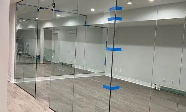 Interior Glass Partitions — BlueCrest glass project in Egypt